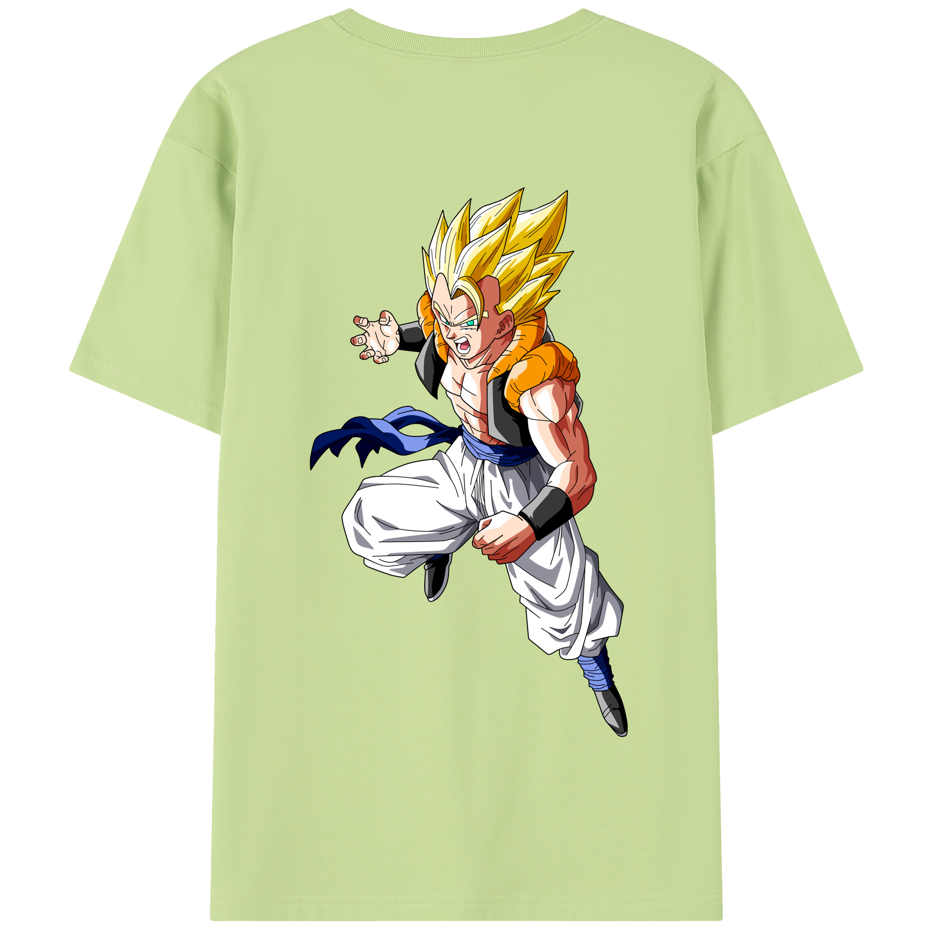 （画像用） ドラゴンボール ベジータ四世（Bejīta Yonsei）DRAGON BALL Vegeta IV 綿100％半袖Tシャツ（背面プリント）